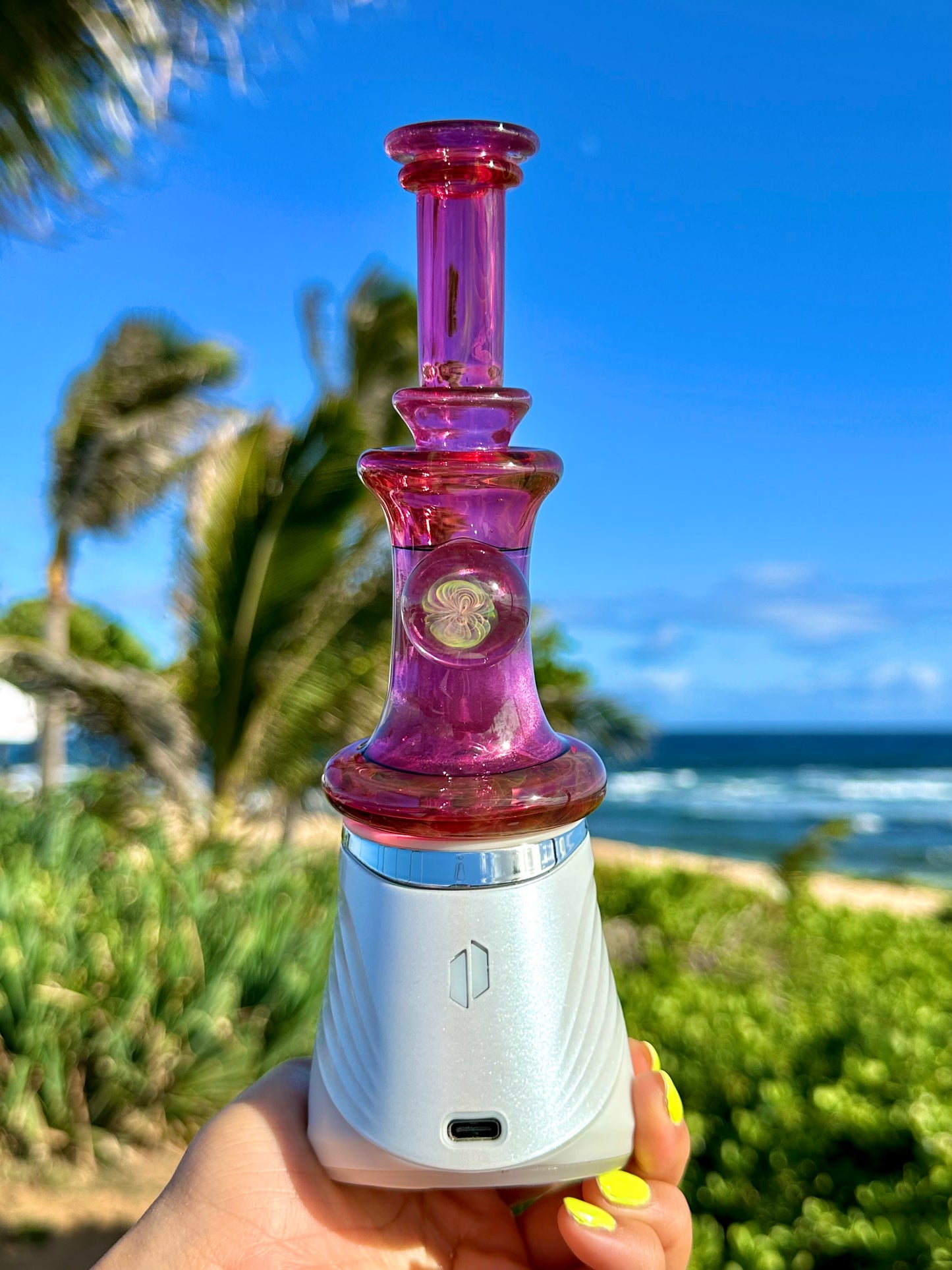 Fume over Gold Ruby UV Peak Top