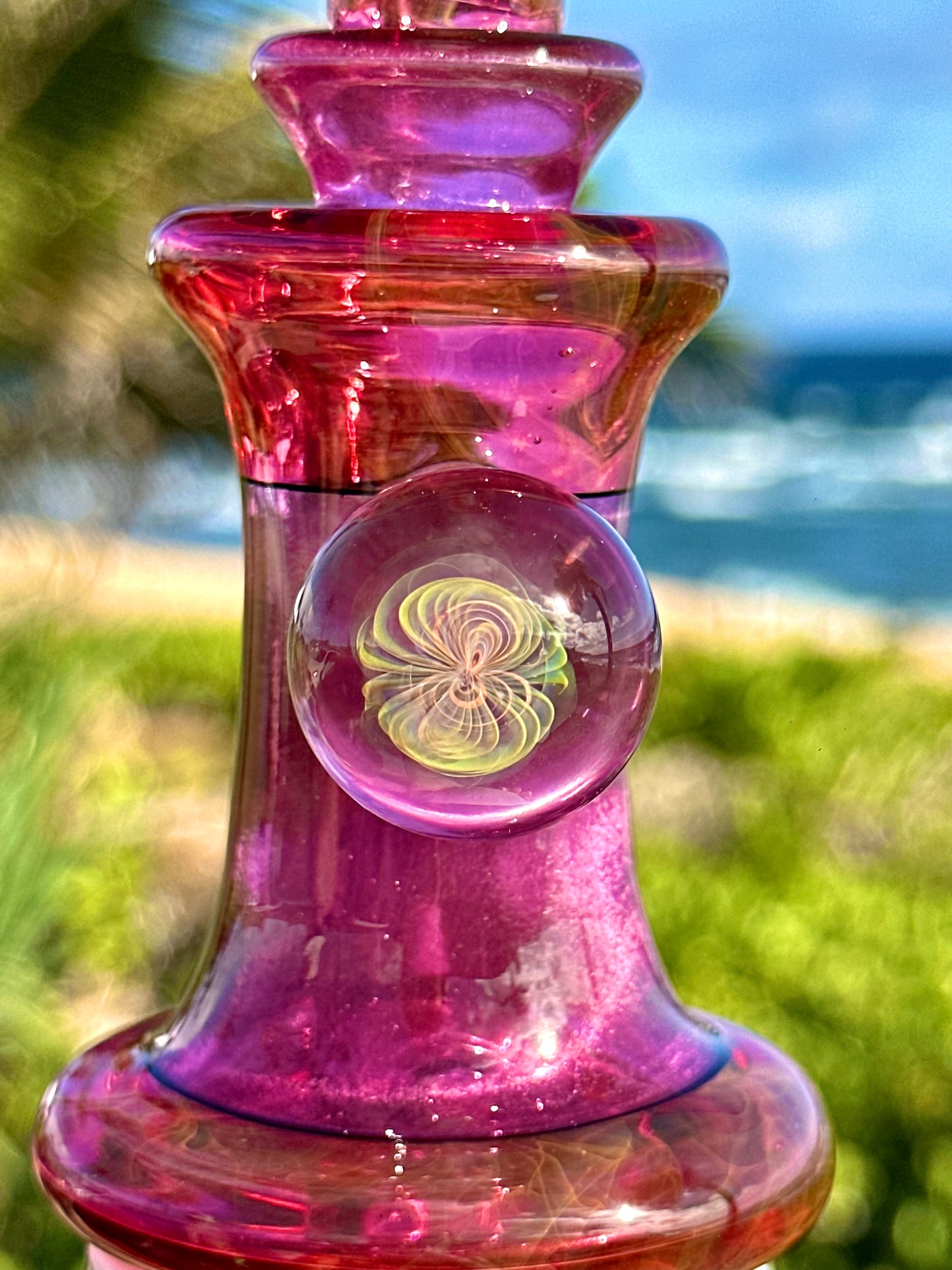 Fume over Gold Ruby UV Peak Top