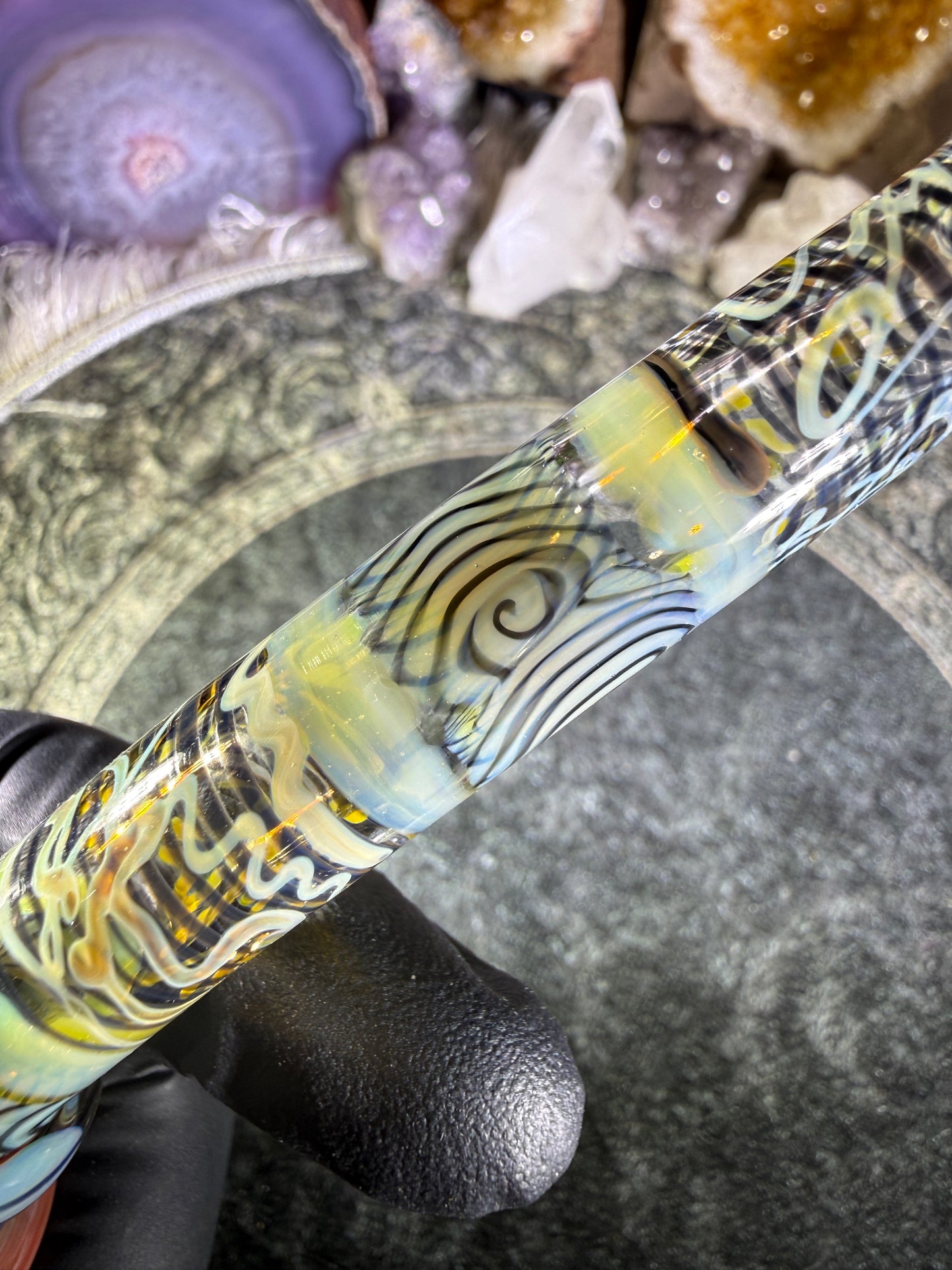 Fumed Scribble Smiley Thumbprint Sherlock