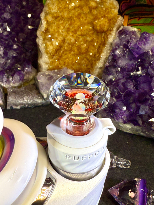 Opal Pomegranate UV Crown Jewel Joystick