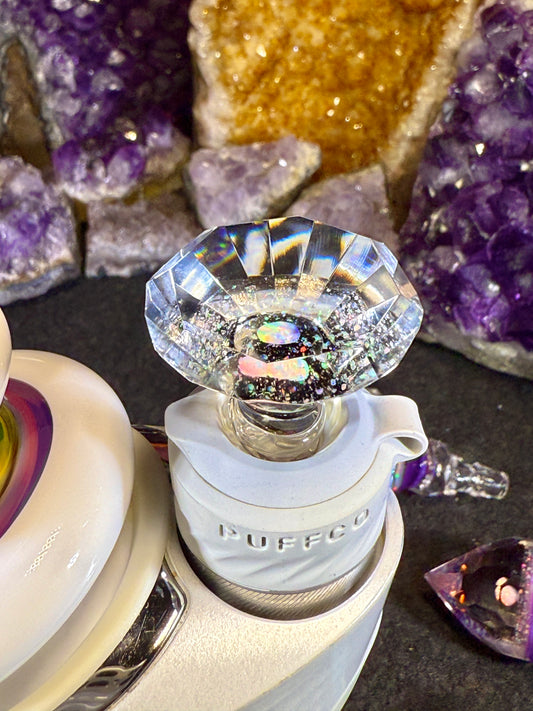Crushed Opal Onyx UV Crown Jewel Joystick