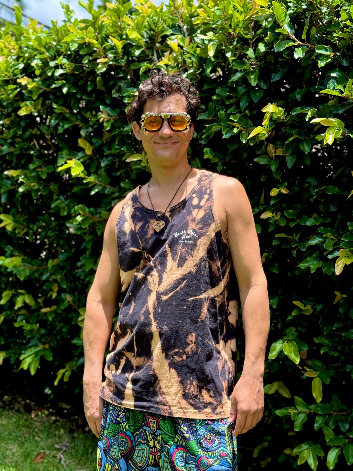 South Point Bar Bleach Dye Tank Top (X-Large)