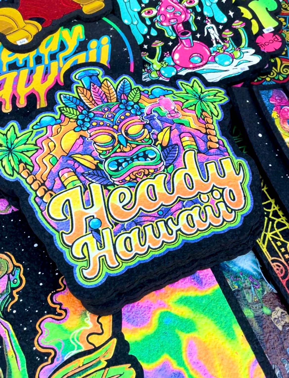 Heady Hawaii UV Tiki Moodmat
