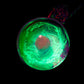 B/W & Rainbow Single Opal UV Scribble Mushroom Pendant
