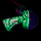 B/W & Rainbow Single Opal UV Scribble Mushroom Pendant
