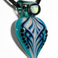 Teal Petal Pendant