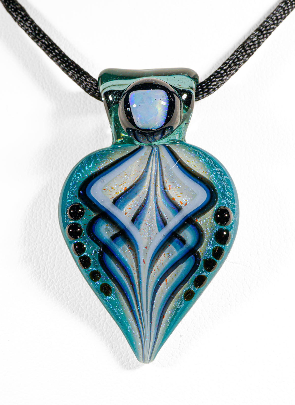 Teal Petal Pendant