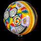 Dual-Sided Pizza & Rainbow Milli Marble (34mm)