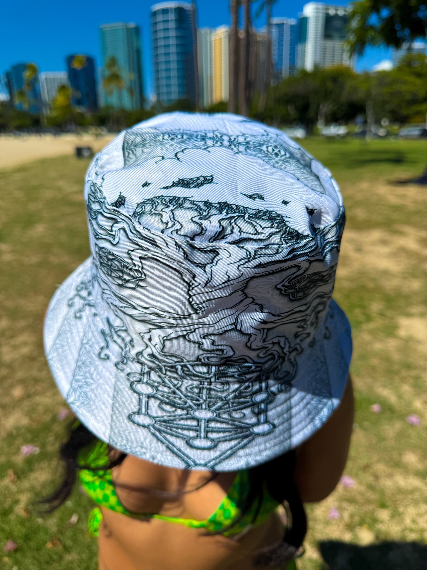 White Tree of Life Bucket Hat