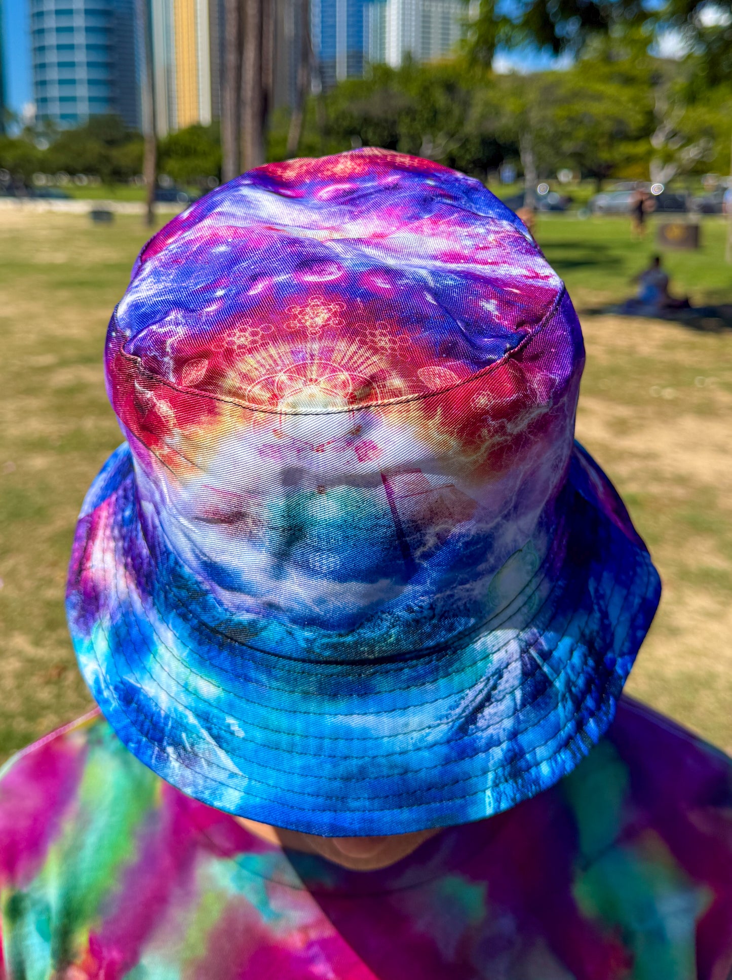Galactic Sacred Geometry Bucket Hat