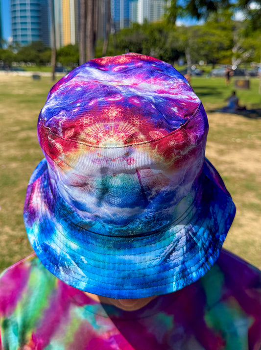 Galactic Sacred Geometry Bucket Hat