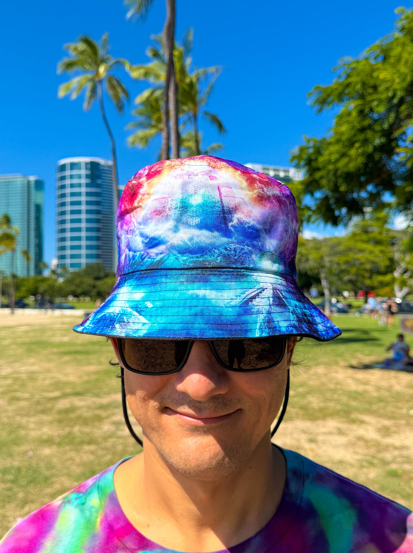 Galactic Sacred Geometry Bucket Hat