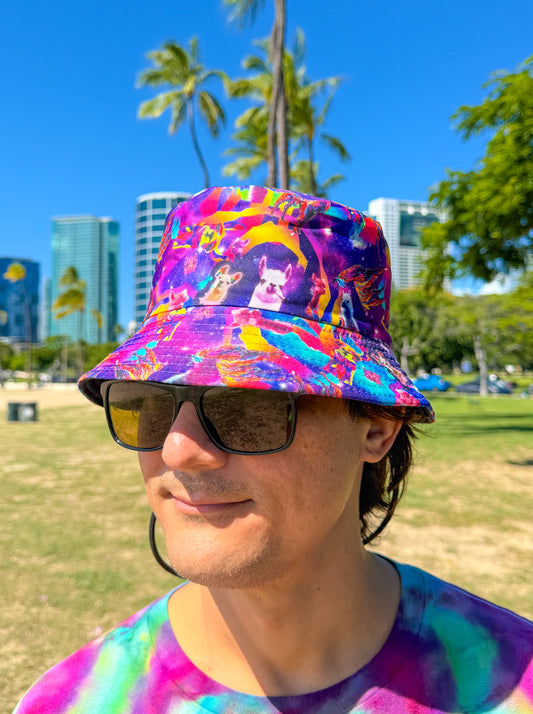 Rainbow Llama Bucket Hat