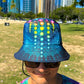 Rainbow Sacred Geometry Bucket Hat