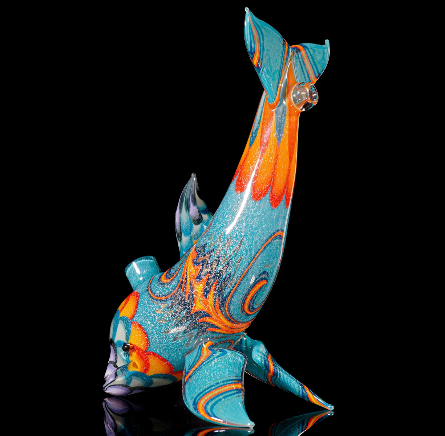 Dichro UV Fire and Ice Dot Stack Dolphin + Plug