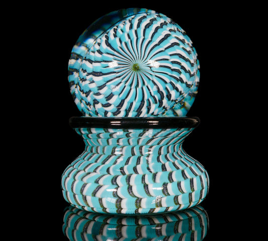 Coil Pot Marble and Stand (40mm)