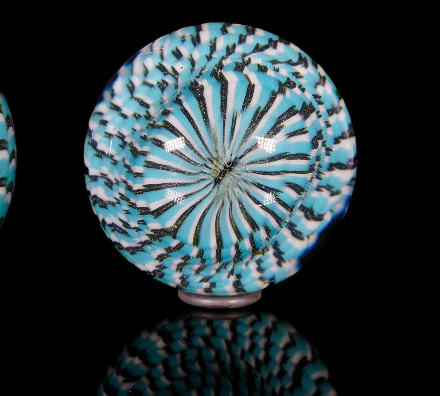 Coil Pot Marble and Stand (40mm)