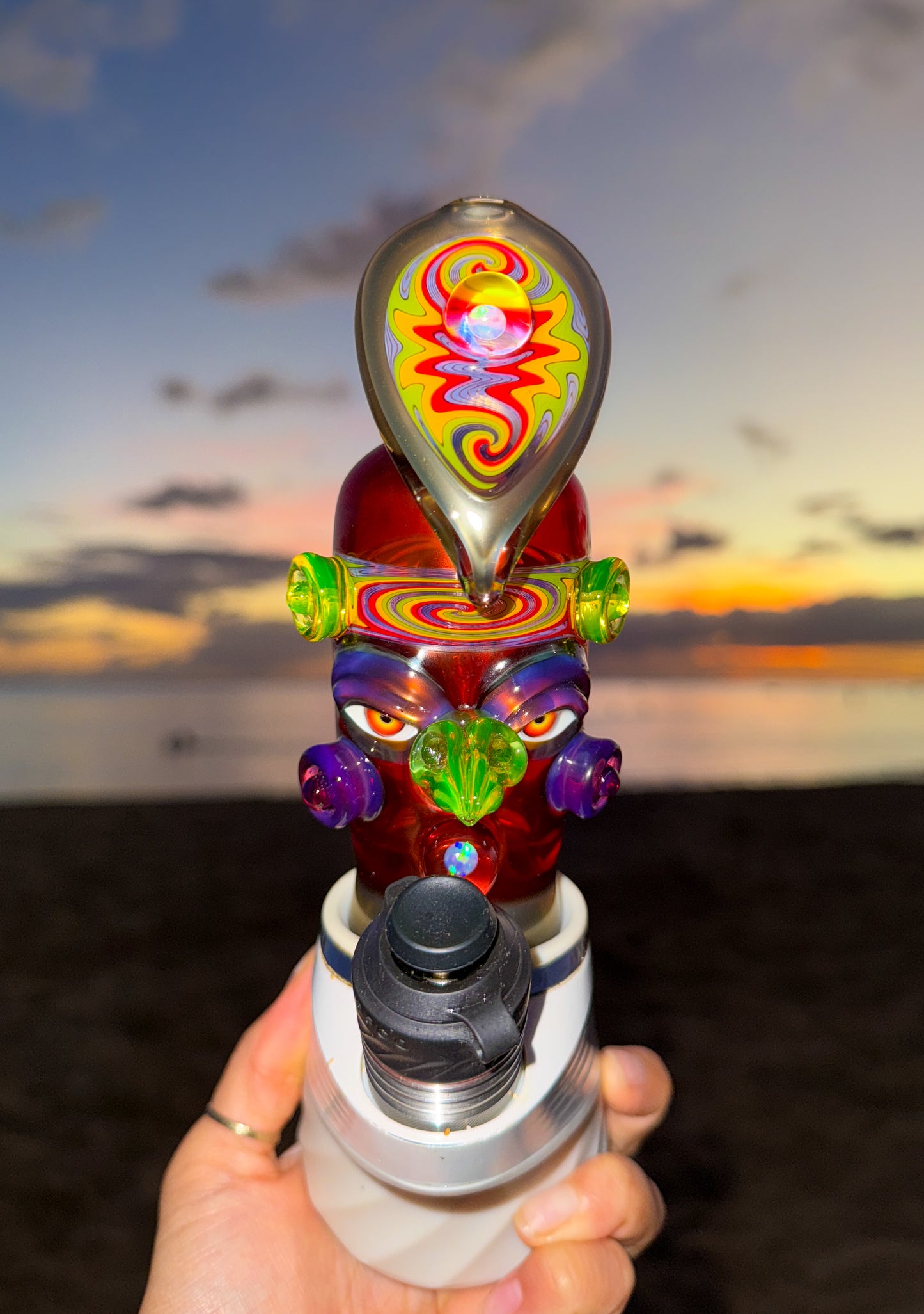 Deluxe UV Bird Head Wet Peak Top