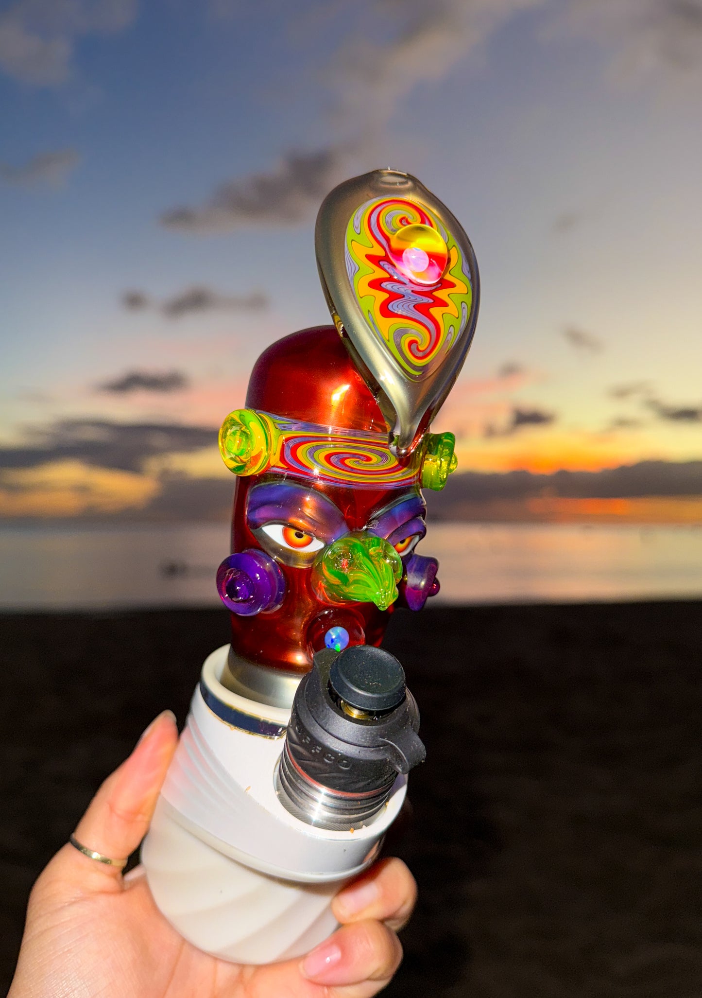 Deluxe UV Bird Head Wet Peak Top