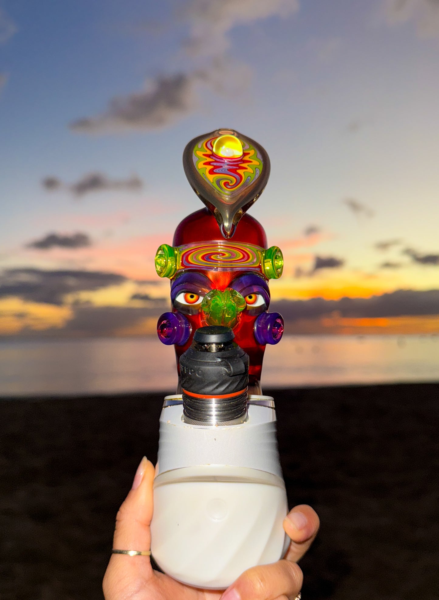 Deluxe UV Bird Head Wet Peak Top