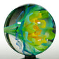 UV Rainbow Flower Implosion Marble no.3 (33mm)