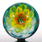 UV Rainbow Flower Implosion Marble no.3 (33mm)