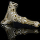 White and Electrum Pattern Hammer