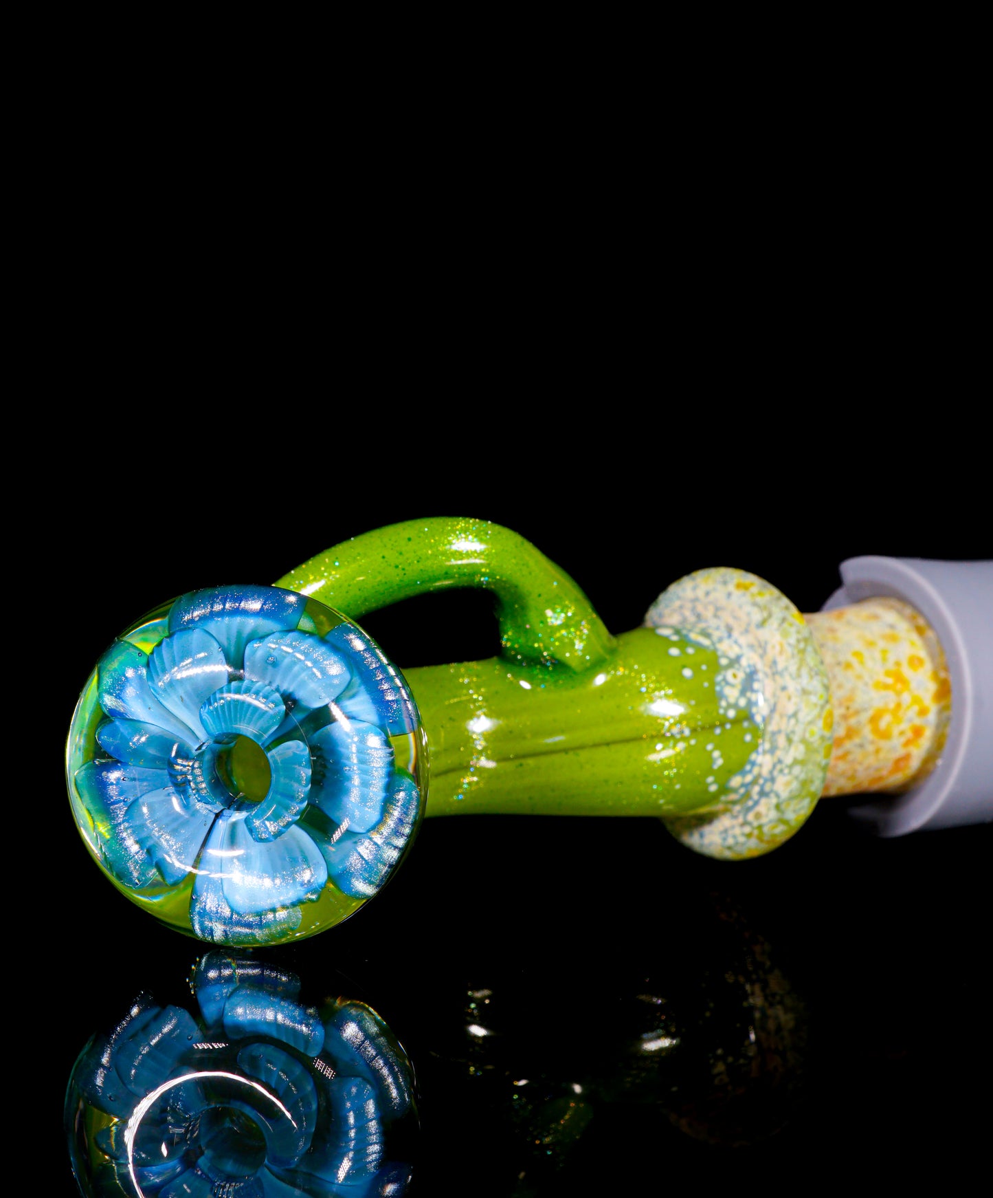 Blue Flower Pot Pivot Tip