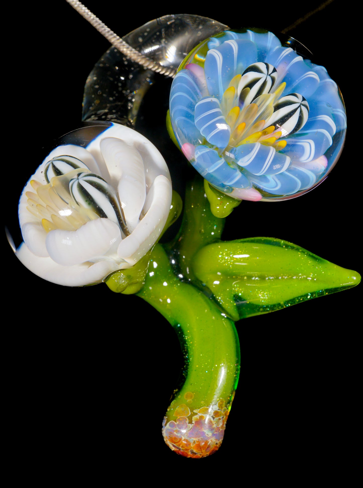 UV Siamese Smiley Bloom Pendant