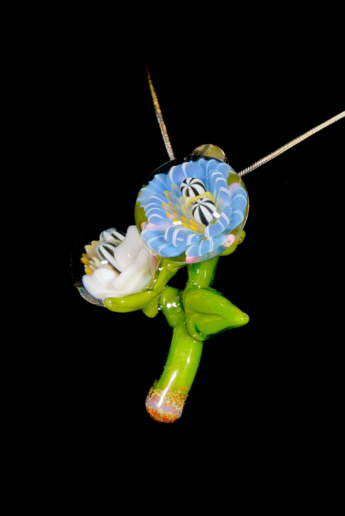 UV Siamese Smiley Bloom Pendant