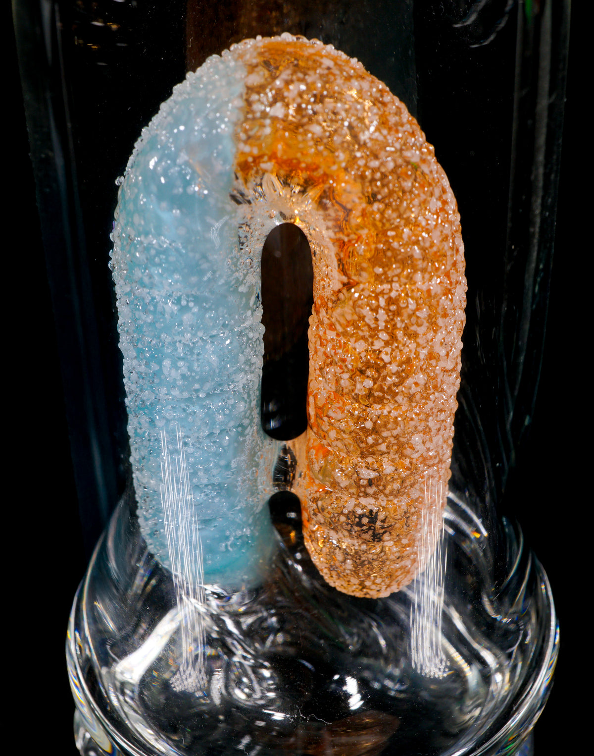 Sour Gummy Worm Bottle Peak Top