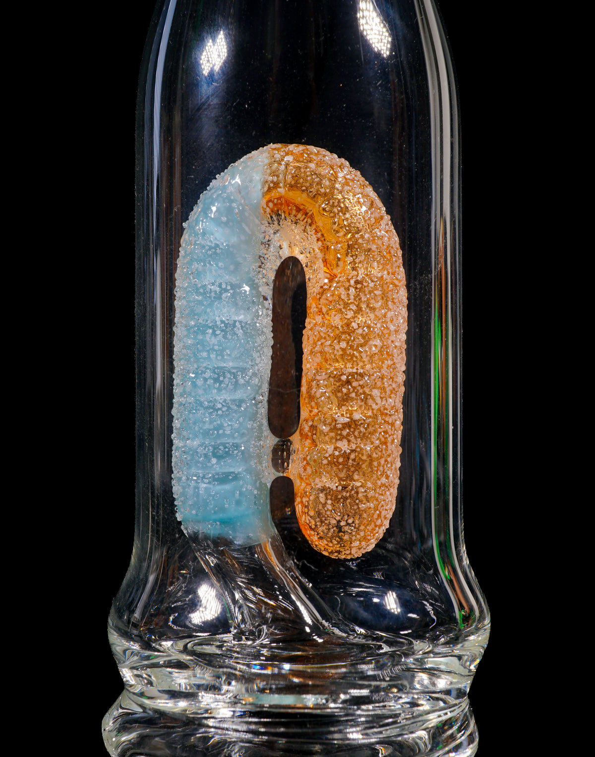 Sour Gummy Worm Bottle Peak Top