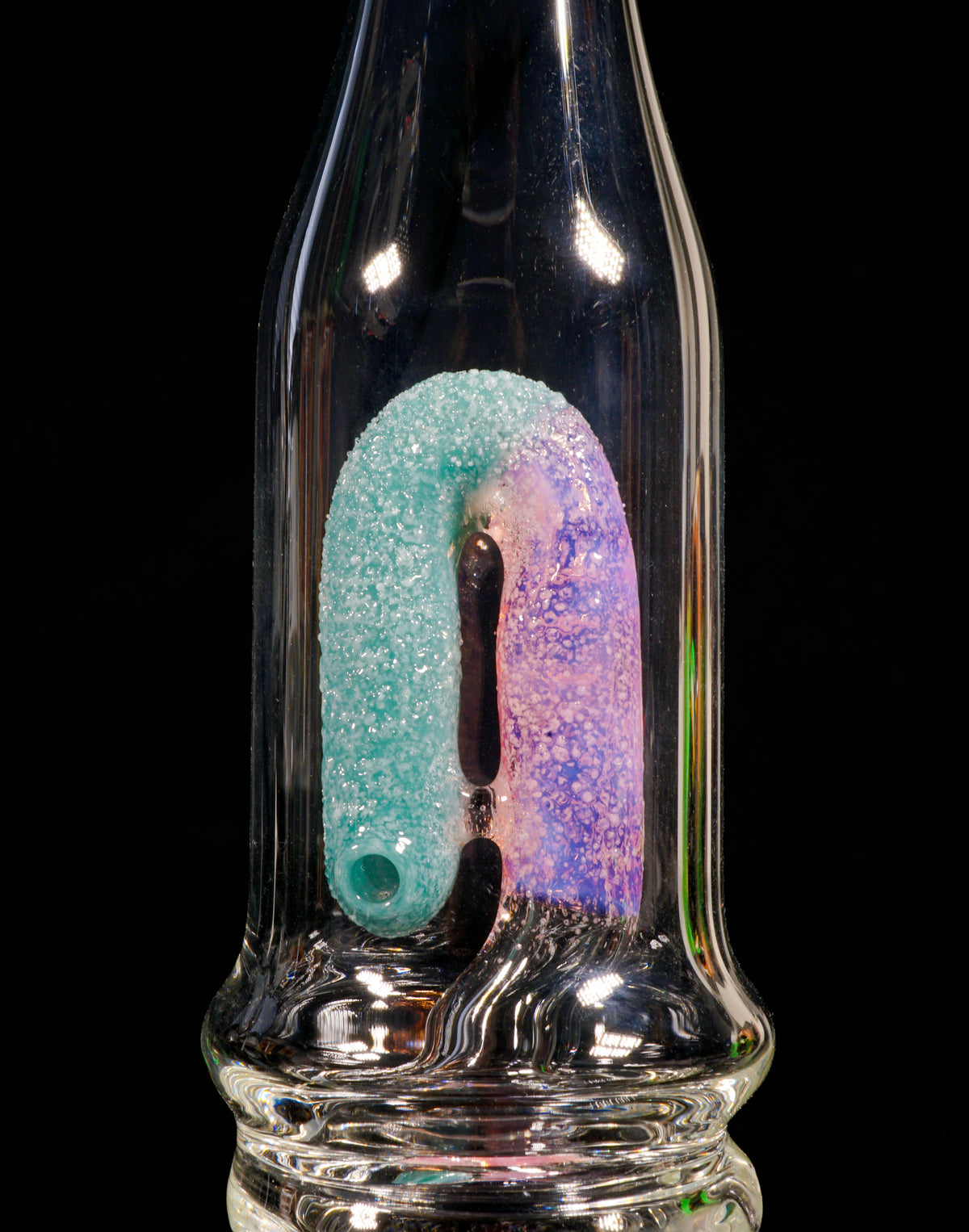 Sour Gummy Worm Bottle Peak Top