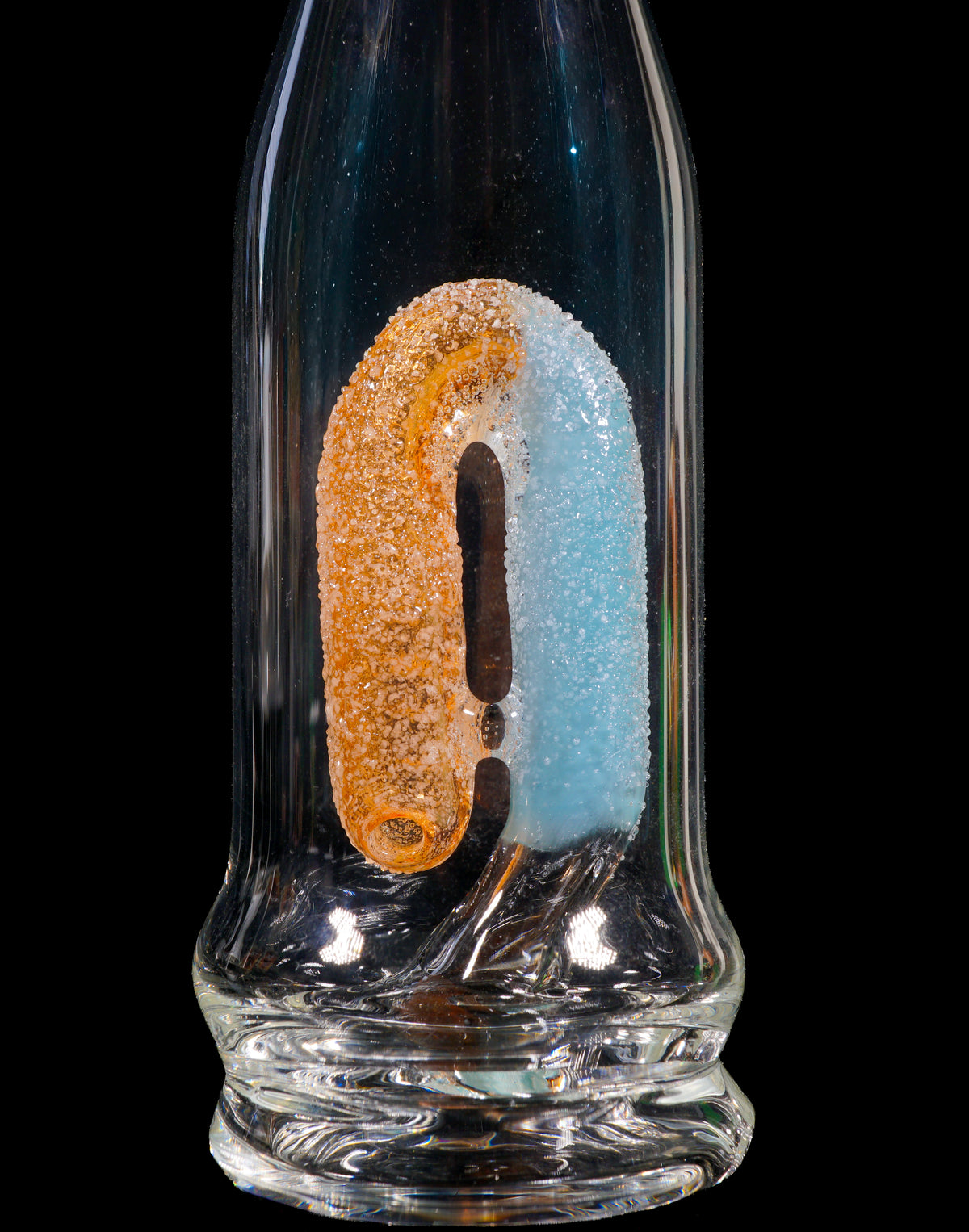 Sour Gummy Worm Bottle Peak Top