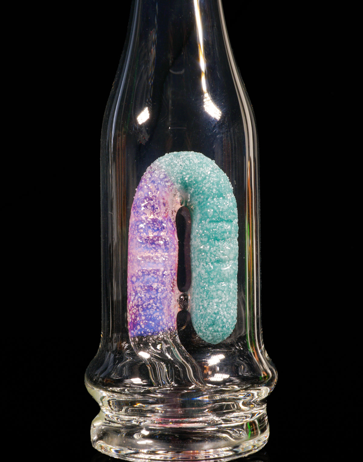 Sour Gummy Worm Bottle Peak Top