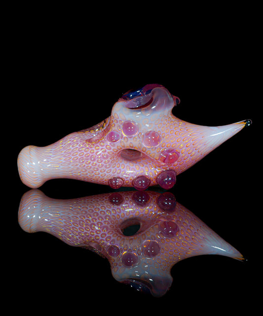 Pink Snakeskin Experimental Donut Pipe