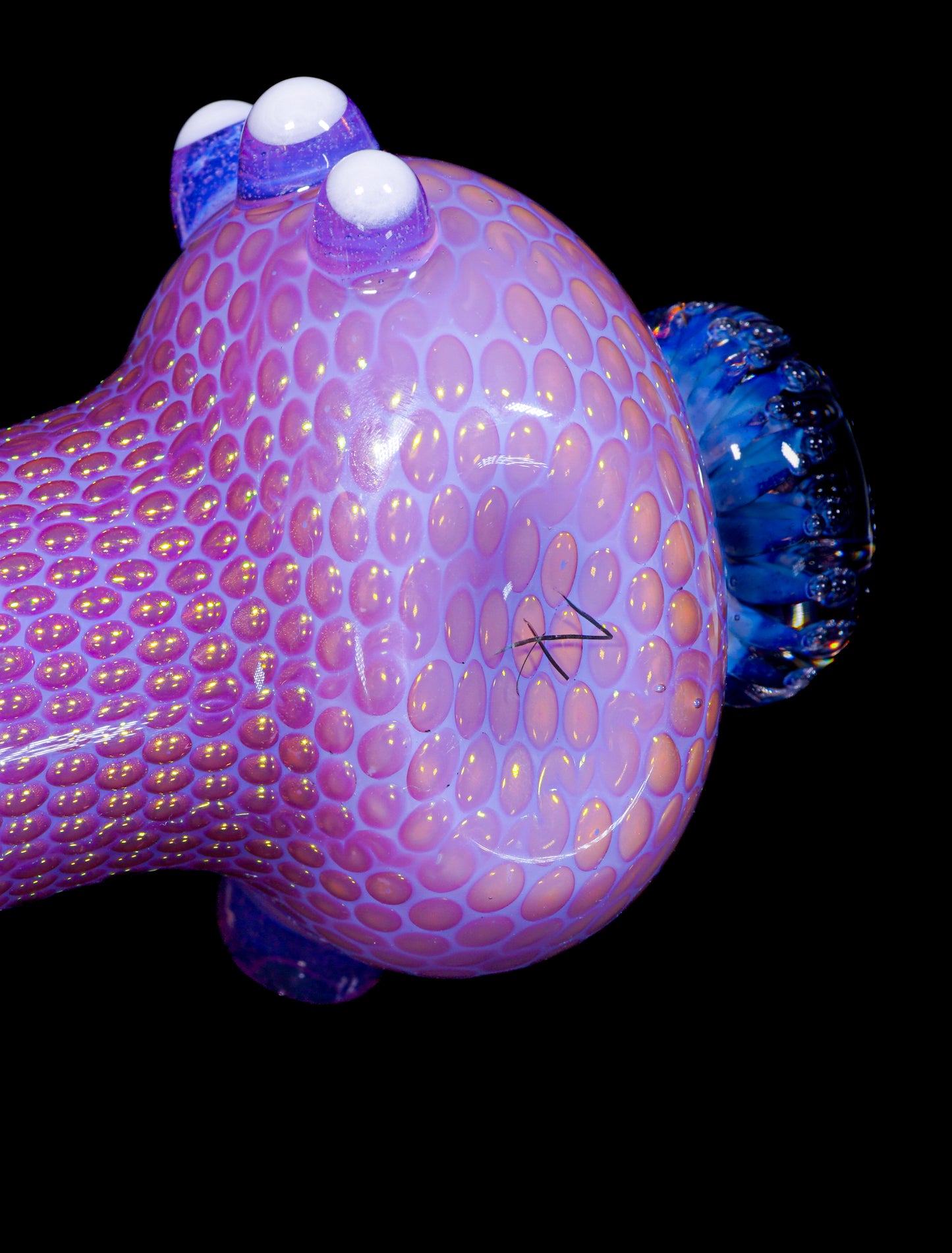 Purple Snakeskin Collapse Spoon