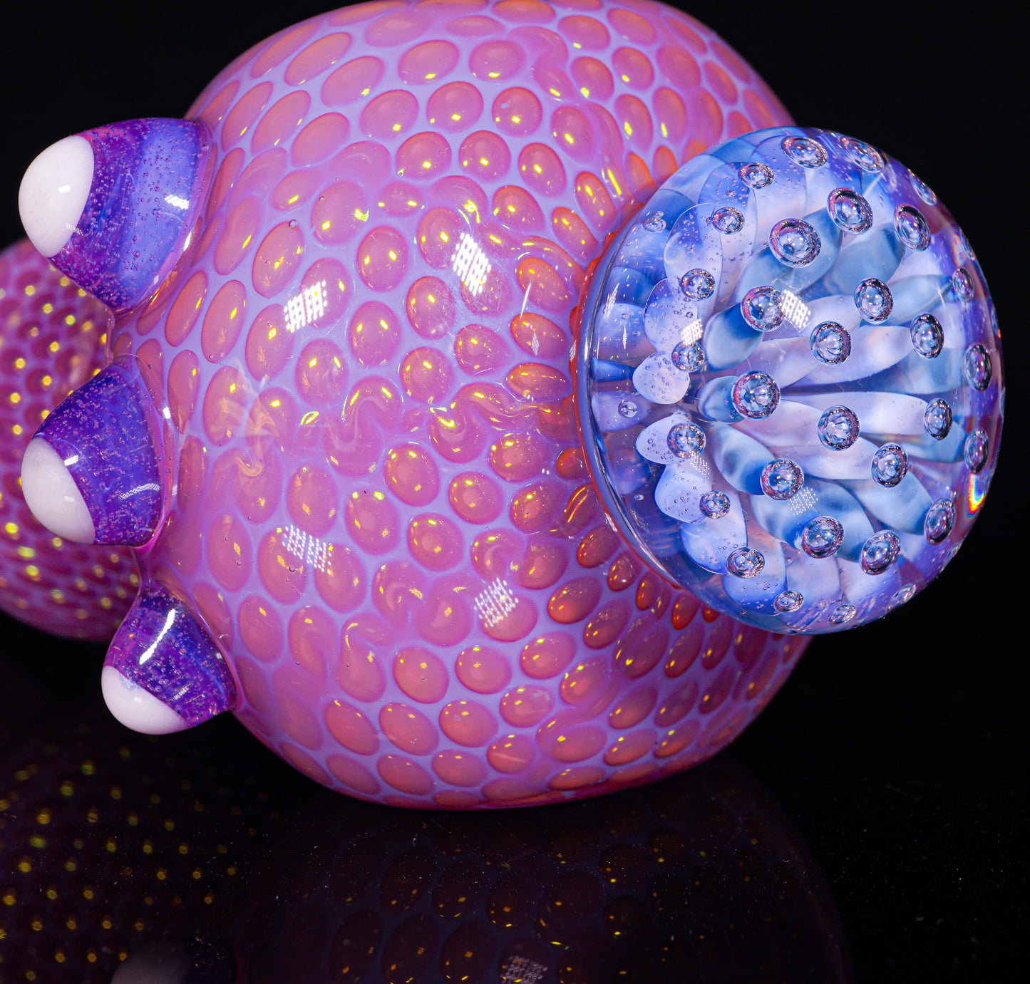 Purple Snakeskin Collapse Spoon