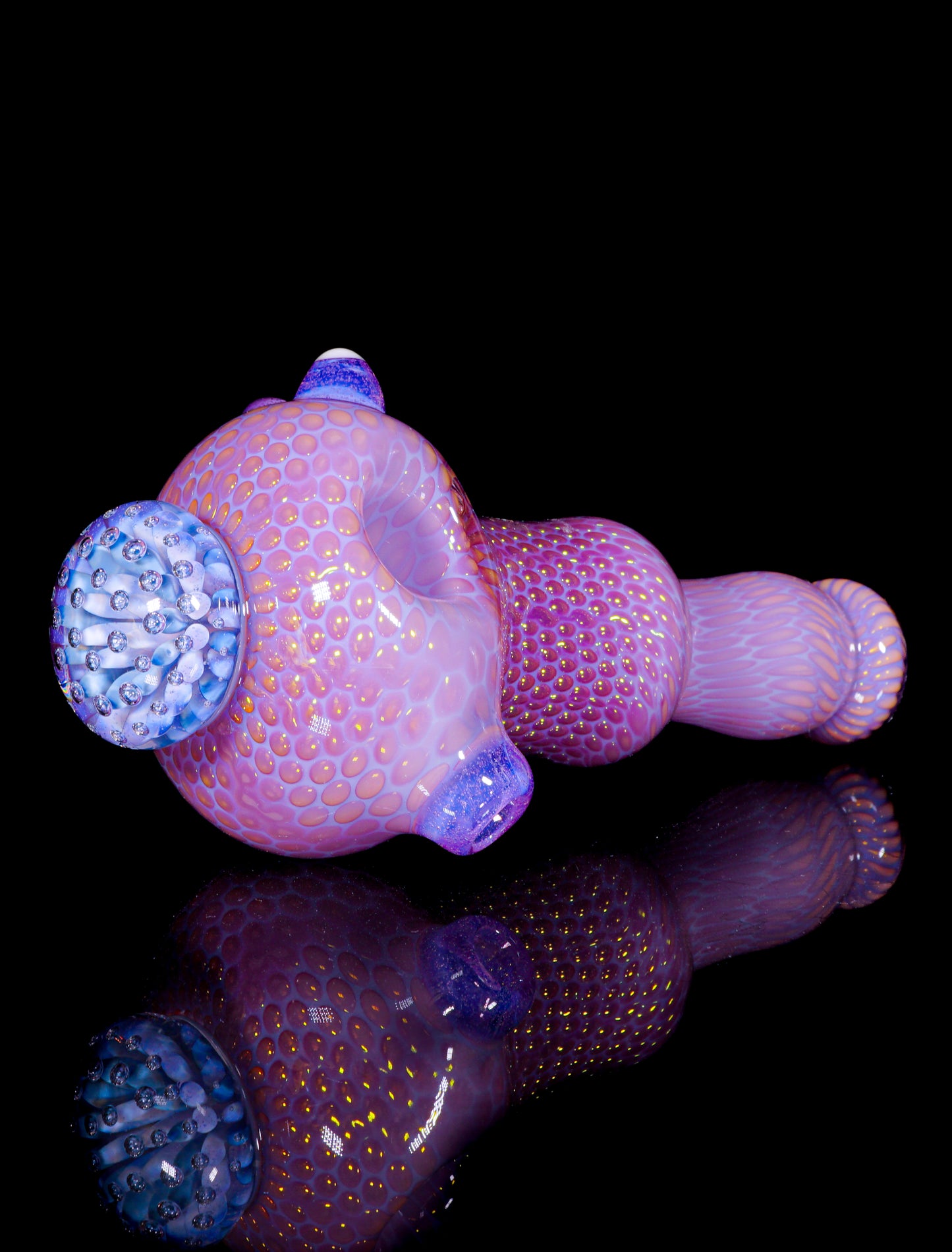 Purple Snakeskin Collapse Spoon