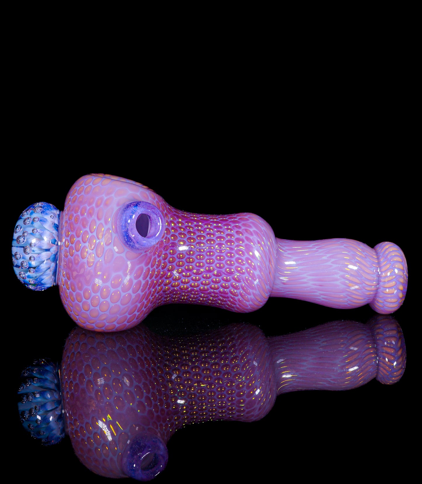 Purple Snakeskin Collapse Spoon