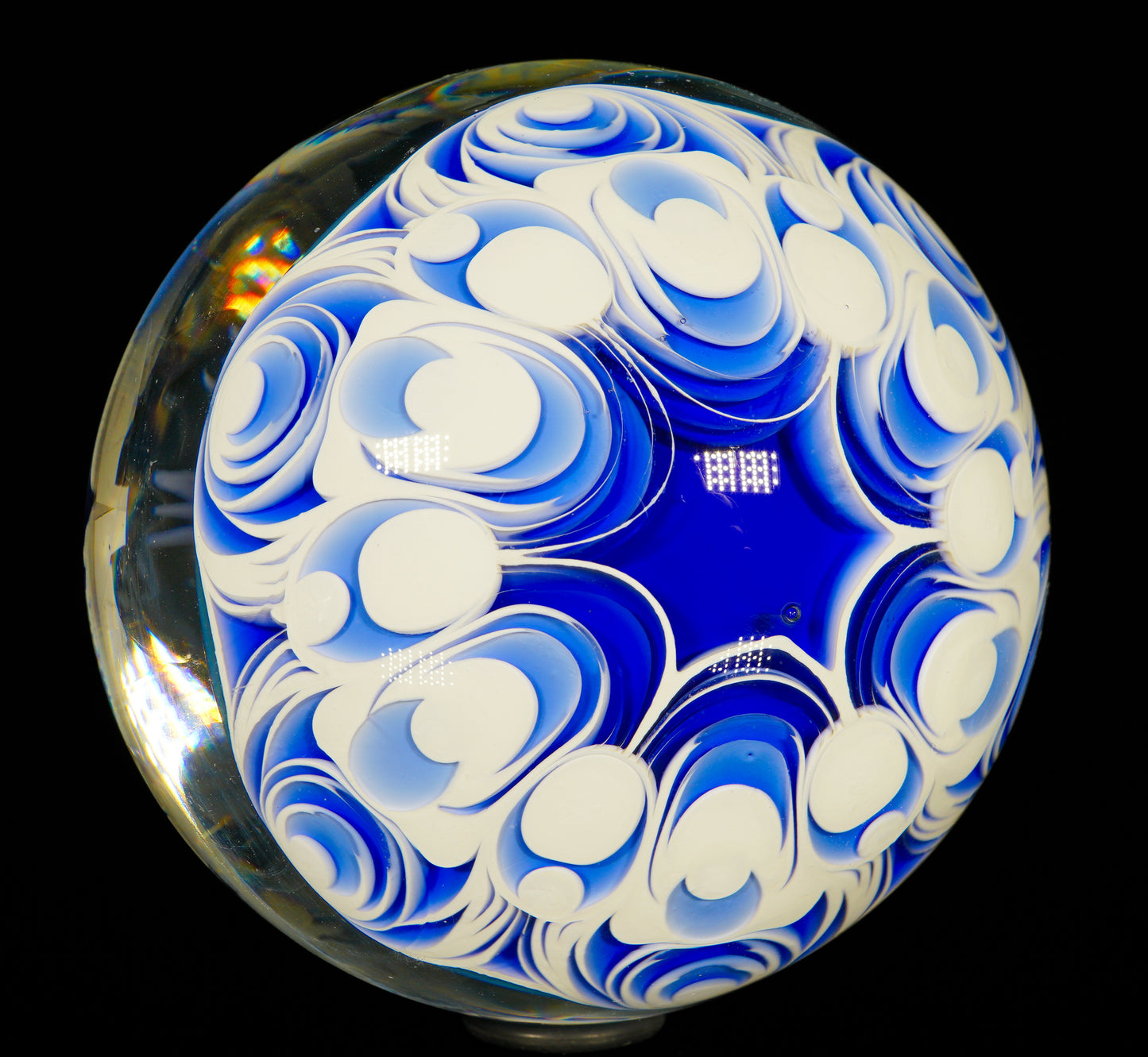 Blue and White Cave Jelly XL Marble (60mm)