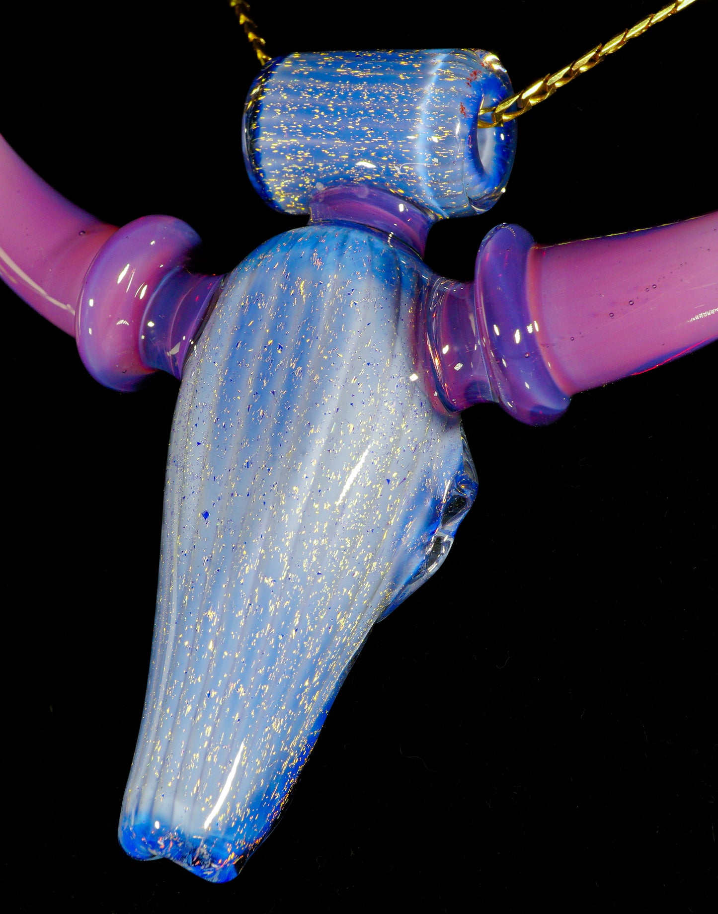 Dichro Sonic and Stargazer Cannabull Pendant
