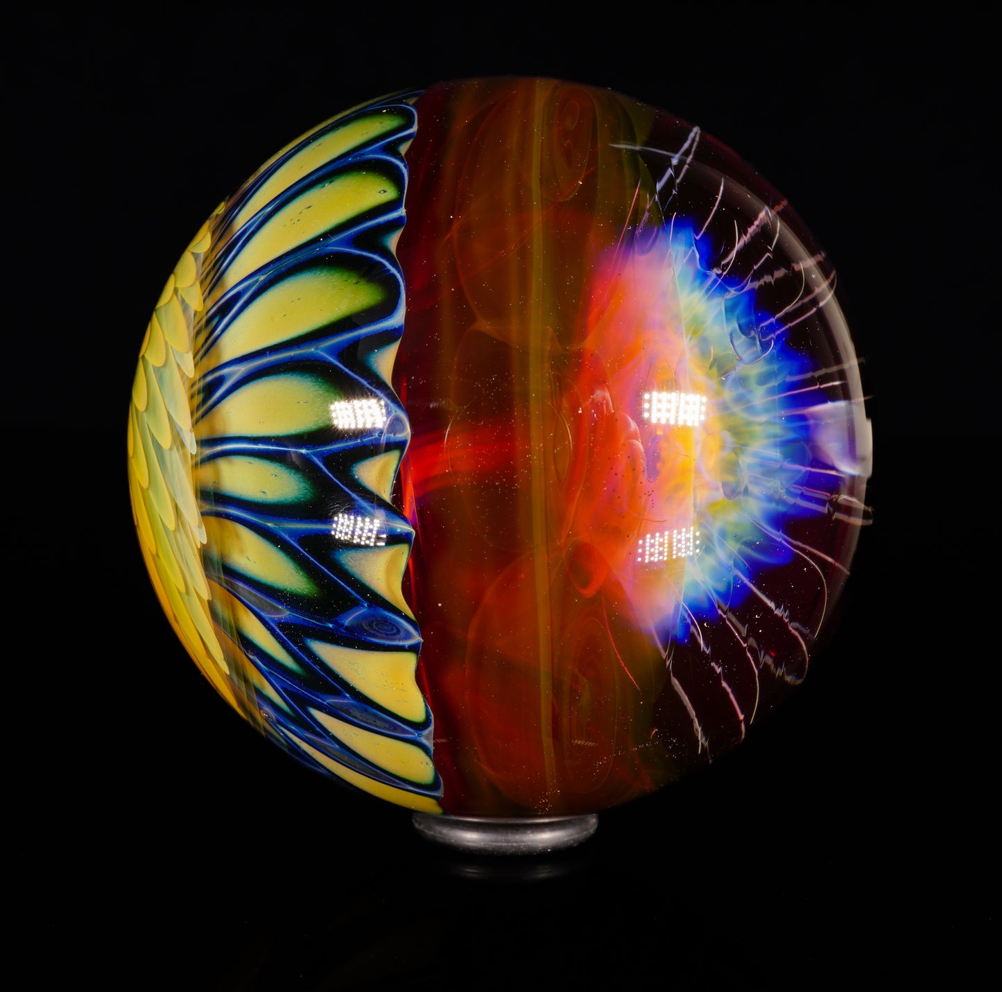 XL Fume Pineapple Marble no.4 (44mm)