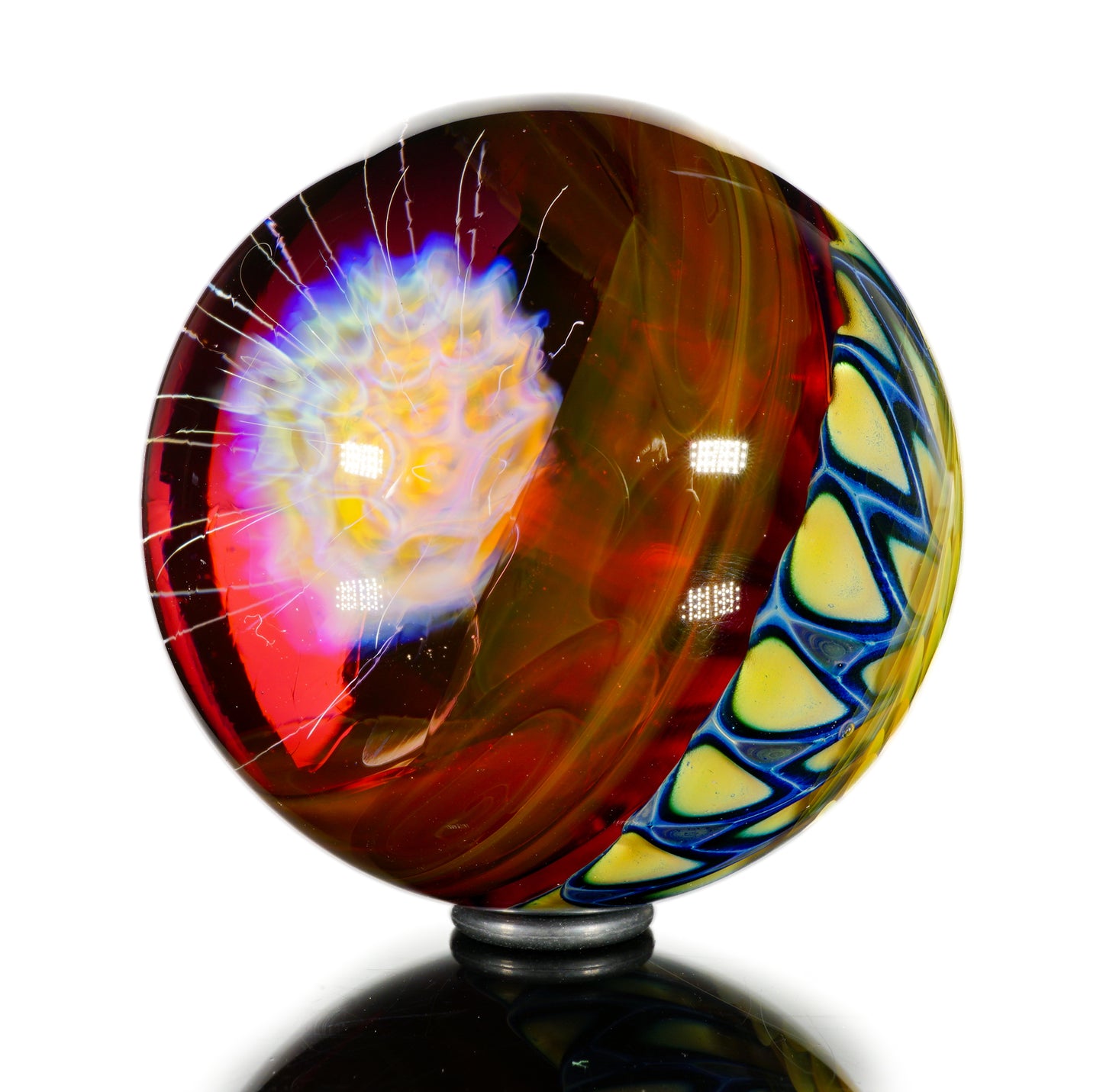 XL Fume Pineapple Marble no.4 (44mm)