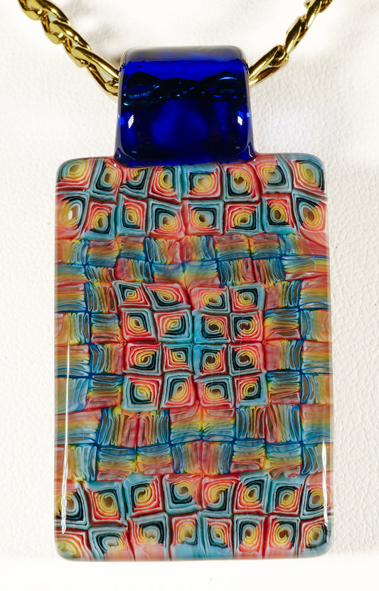 Murrine Tile Pendant