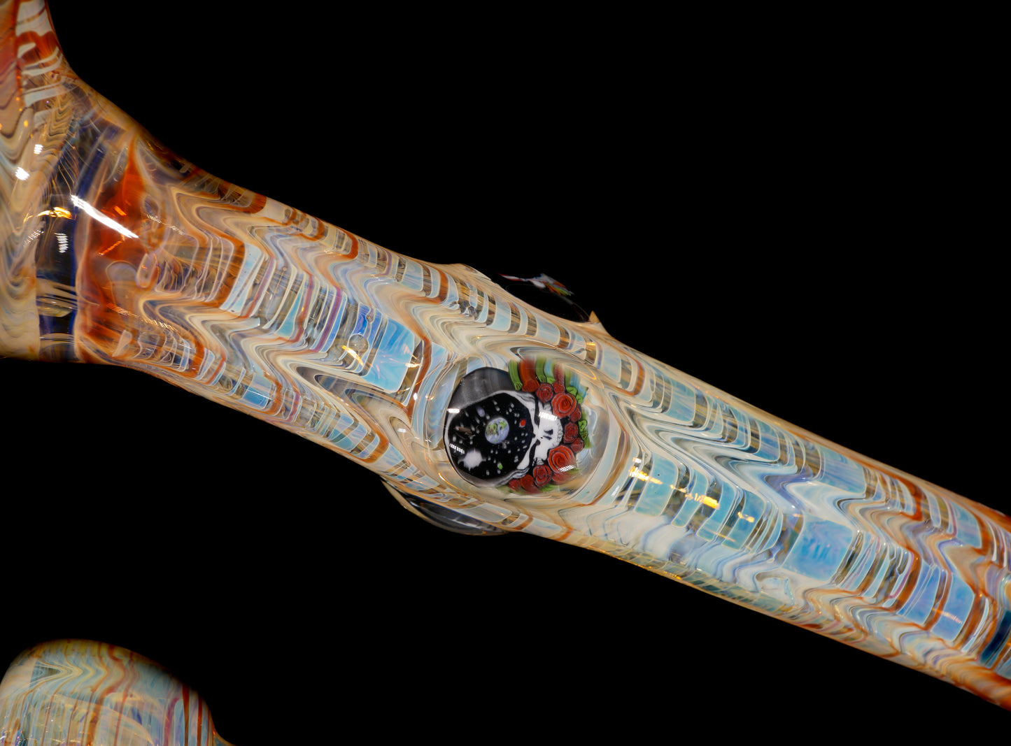 Grateful Dead Bubbler + Dancing Bear Marble (25mm)