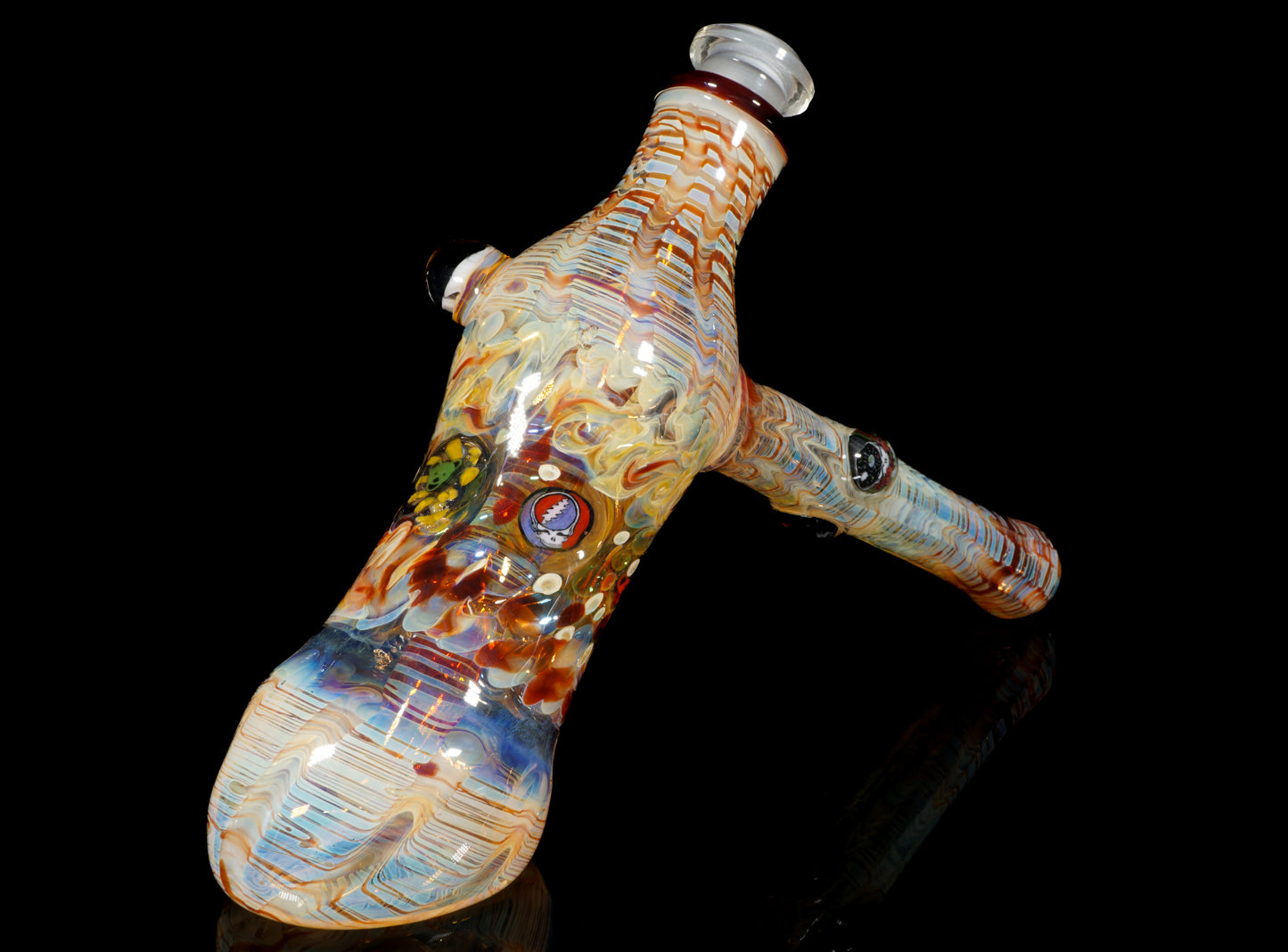 Grateful Dead Bubbler + Dancing Bear Marble (25mm)