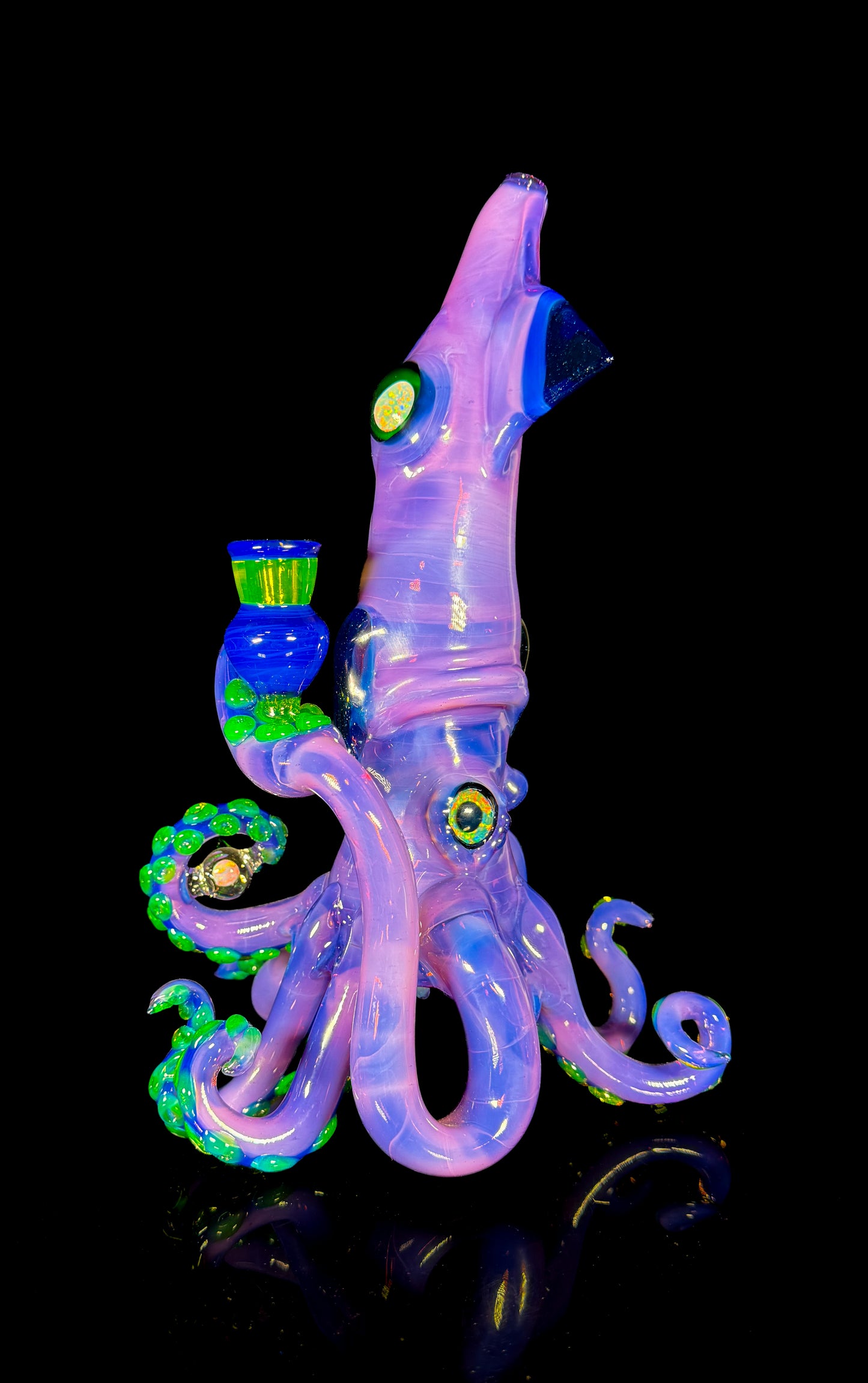 Stargazer and Dual UV Ion, Atomic Stardust Opal Squid Recylcer