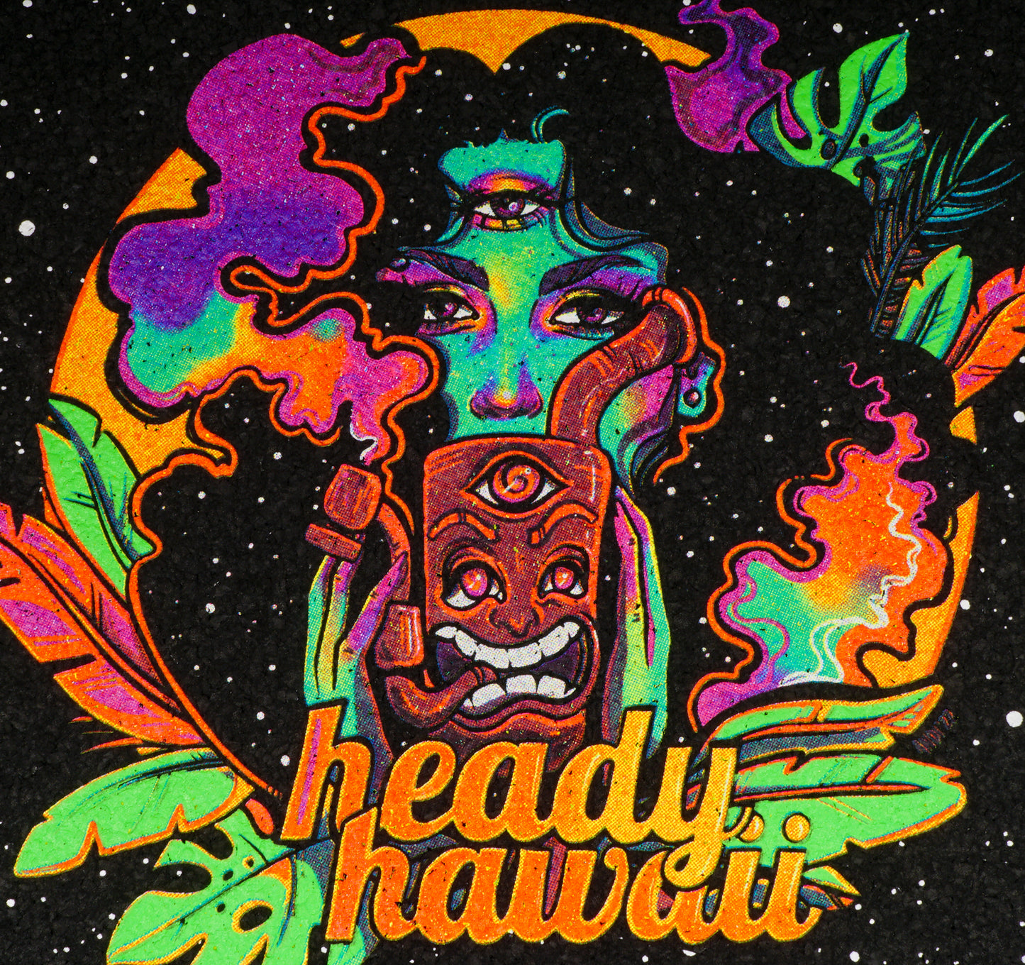 Spooky Girl x Heady Hawaii UV Sesh Moodmat