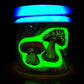 UV Mushroom and Skull Jar